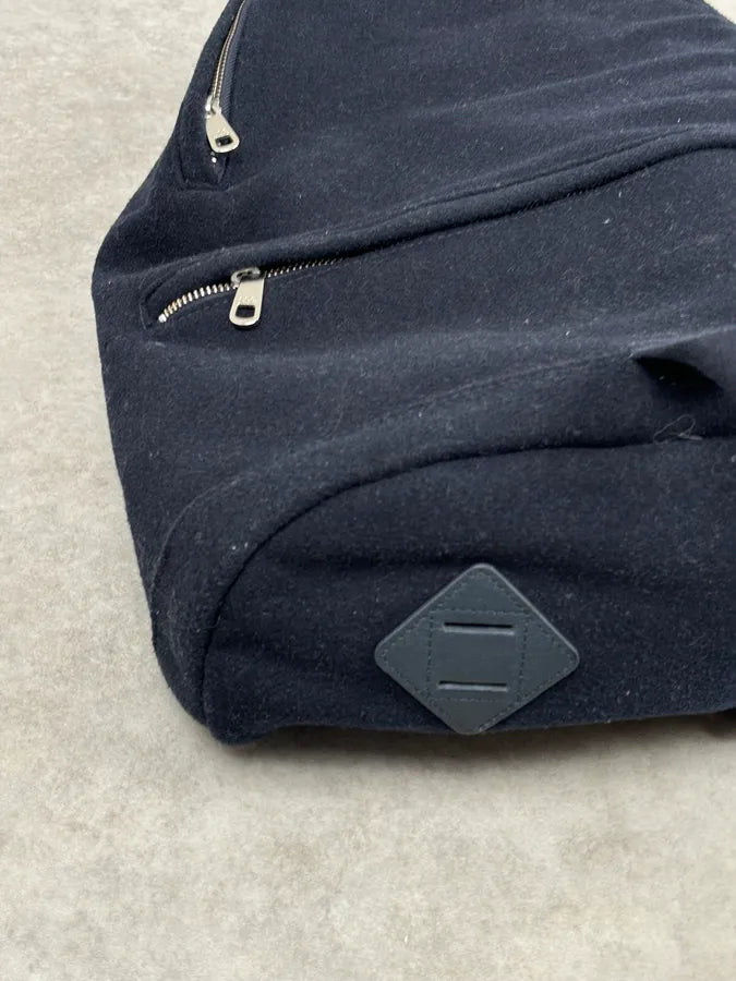 A.P.C. Navy Wool Classy Backpack  tBkRPIl 13