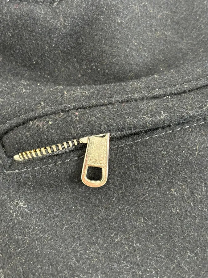 A.P.C. Navy Wool Classy Backpack  tBkRPIl 14