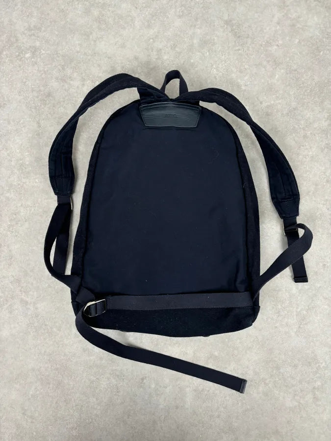 A.P.C. Navy Wool Classy Backpack  tBkRPIl 5
