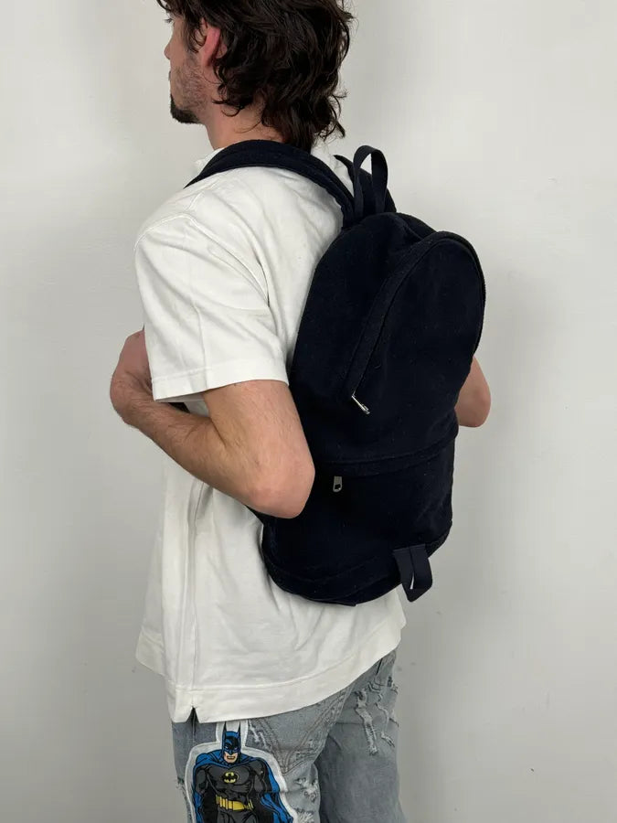 A.P.C. Navy Wool Classy Backpack