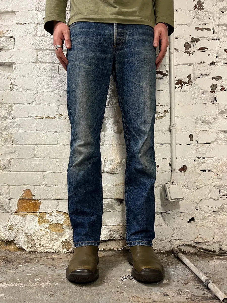 A.P.C. New Standard Faded Navy Denim Jeans WLZIWlC 1