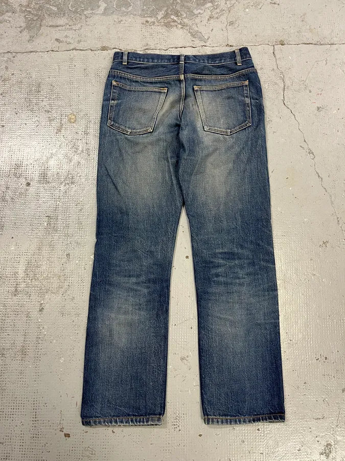A.P.C. New Standard Faded Navy Denim Jeans WLZIWlC 7