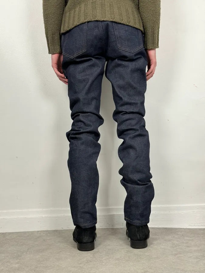 A.P.C. Petit Standard Navy Brut Denim Jeans OaaQFio 3
