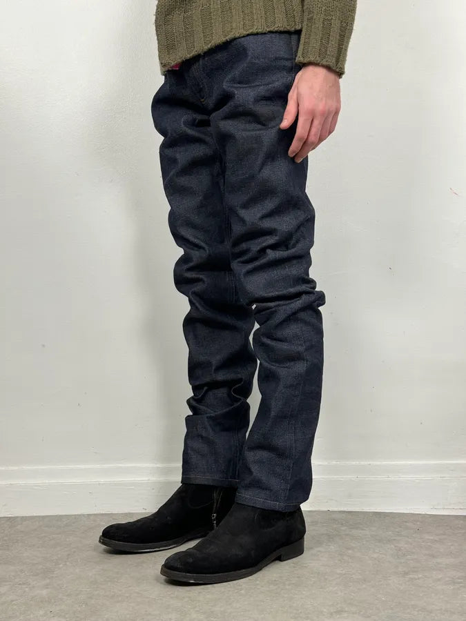 A.P.C. Petit Standard Navy Brut Denim Jeans OaaQFio 2