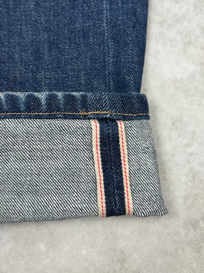 A.P.C. Petit Standart Navy Selvedge Blue Rebel Denim Jeans xNmMhaY 7