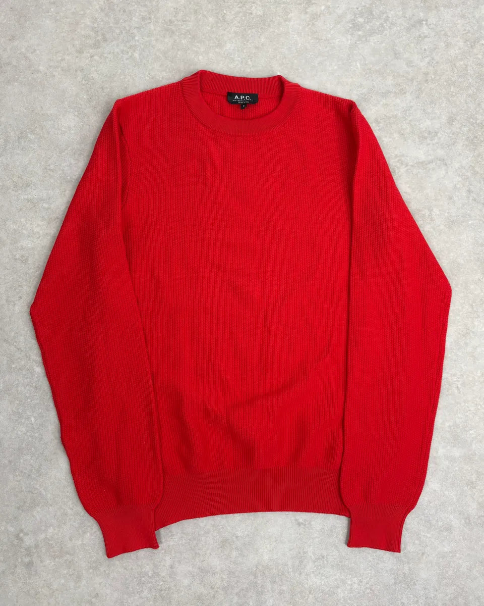 A.P.C. Red Classy Sweater egXWFhZ 0