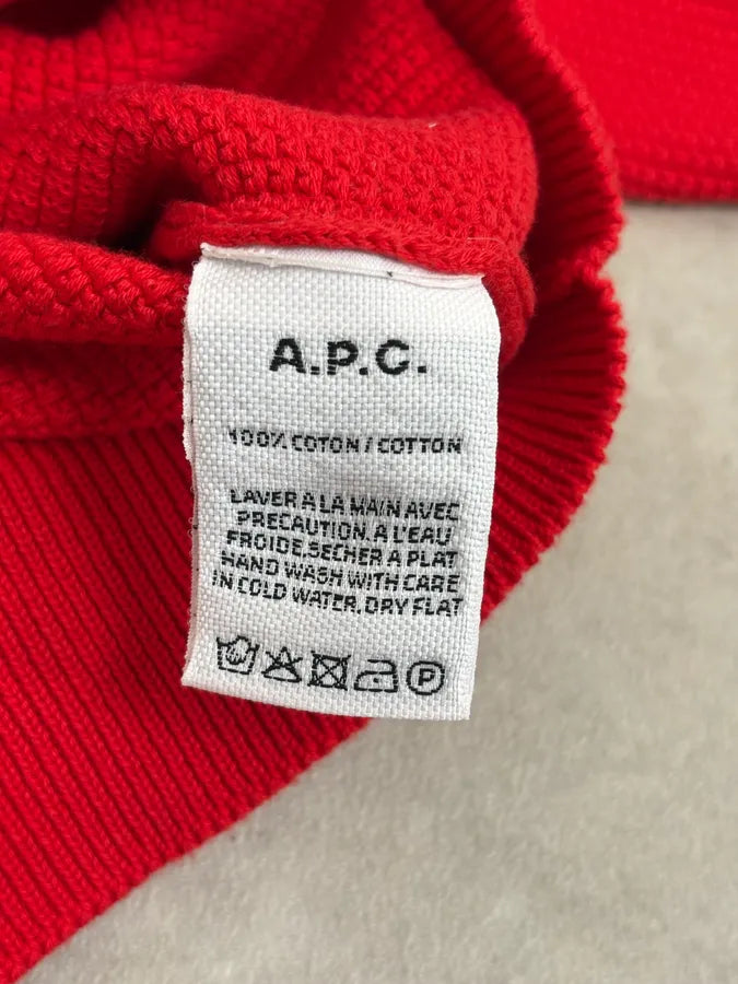 A.P.C. Red Classy Sweater egXWFhZ 9