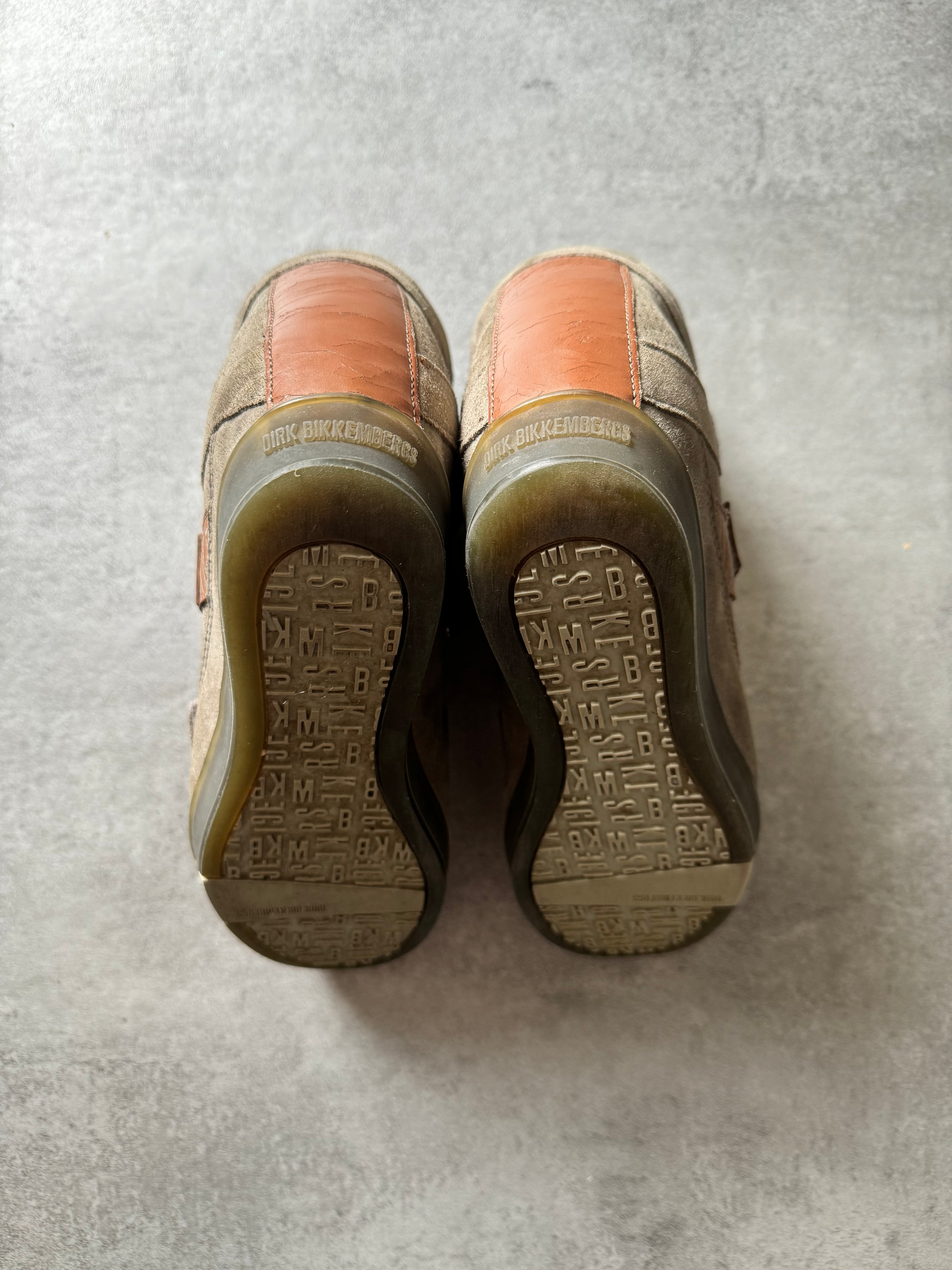 Dirk Bikkembergs Olive Scratch Heels (38) - 5