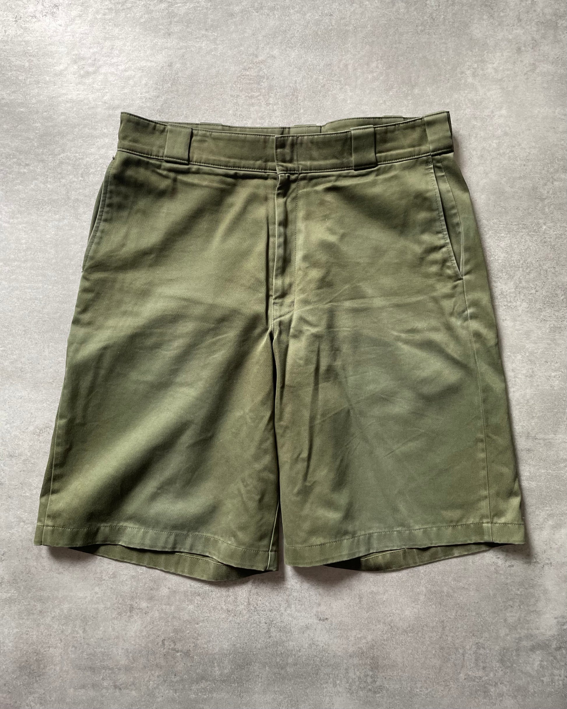 SS2019 Prada Olive Relaxed Ample Shorts (L) - 4