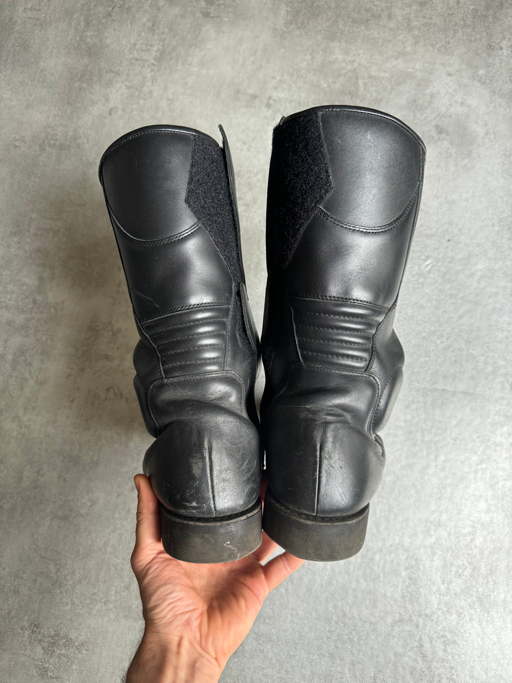 Paraboot Pro Moto Biker Reinforced Leather Boots (45) - 5