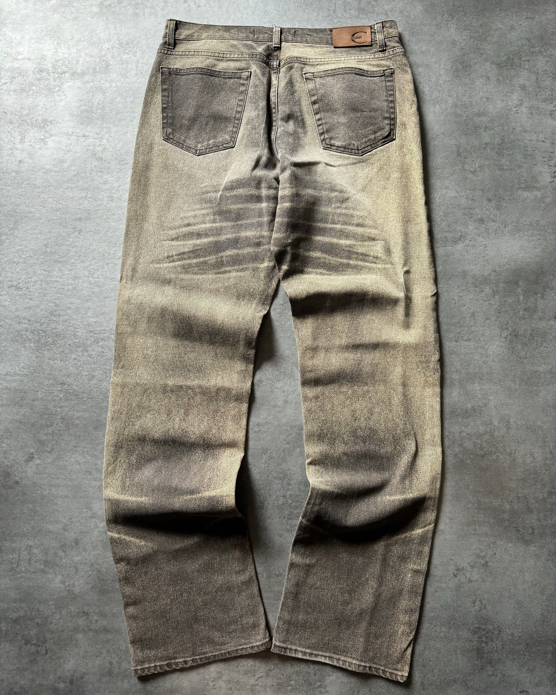 SS2004 Cavalli Faded Brown Sand Desert Pants (L) - 2