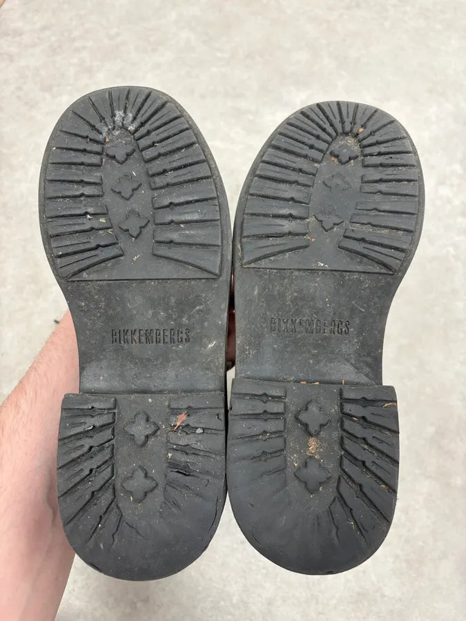 2010s Dirk Bikkembergs Black Ankle Leather Bootd yHpvIBE 7