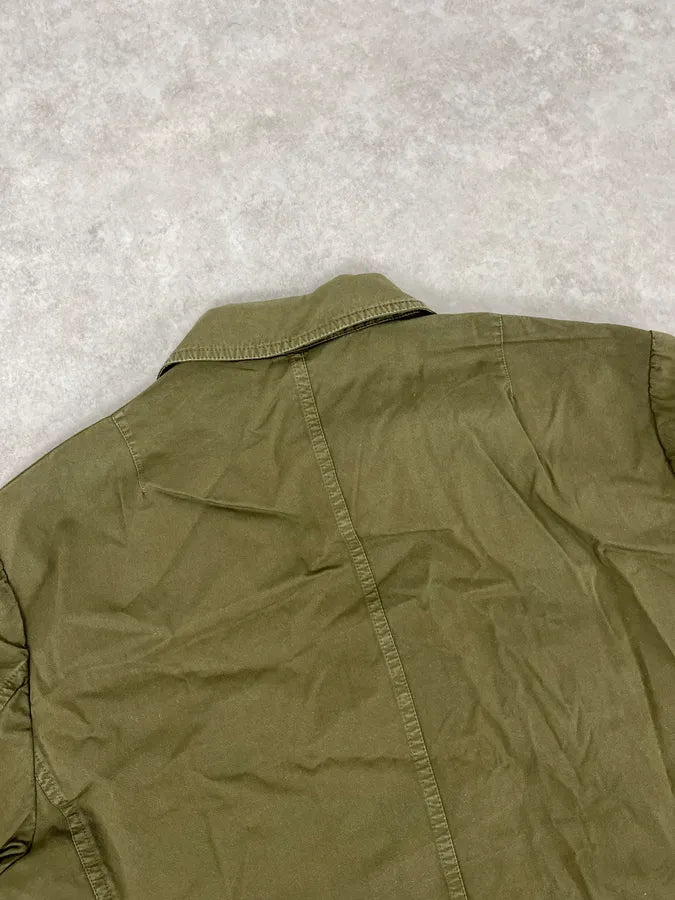 2000s Dries Van Voten Olive Green Military Buttoned Jacket xPhhoXW 6