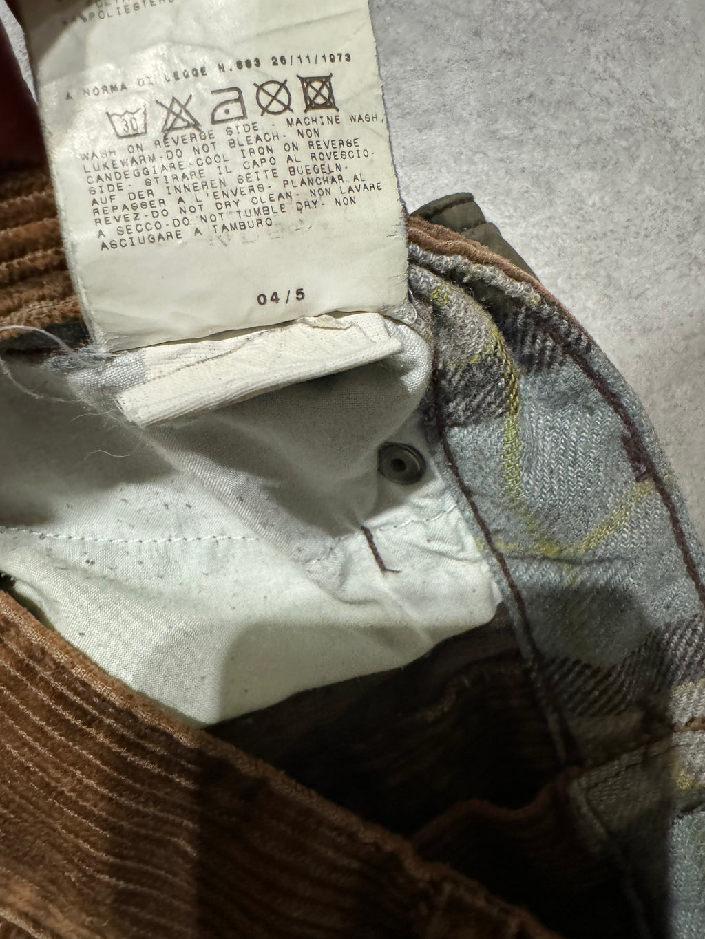 AW2004 Dolce & Gabbana Aviator Full Zip Detachable Cargo Velvet & Nylon Pants (M/L) - 8