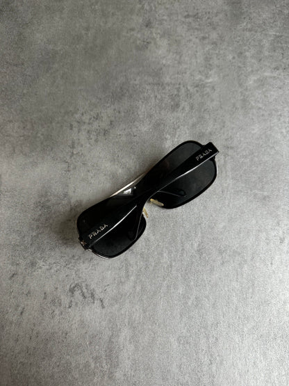 2000s Prada Archive Italian Metallic Sunglasses (OS) - 8