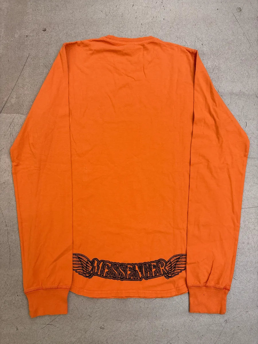 FW2005 Dsquared2 Orange Propaganda Longsleeves T-Shirt aFTpmJBN 4