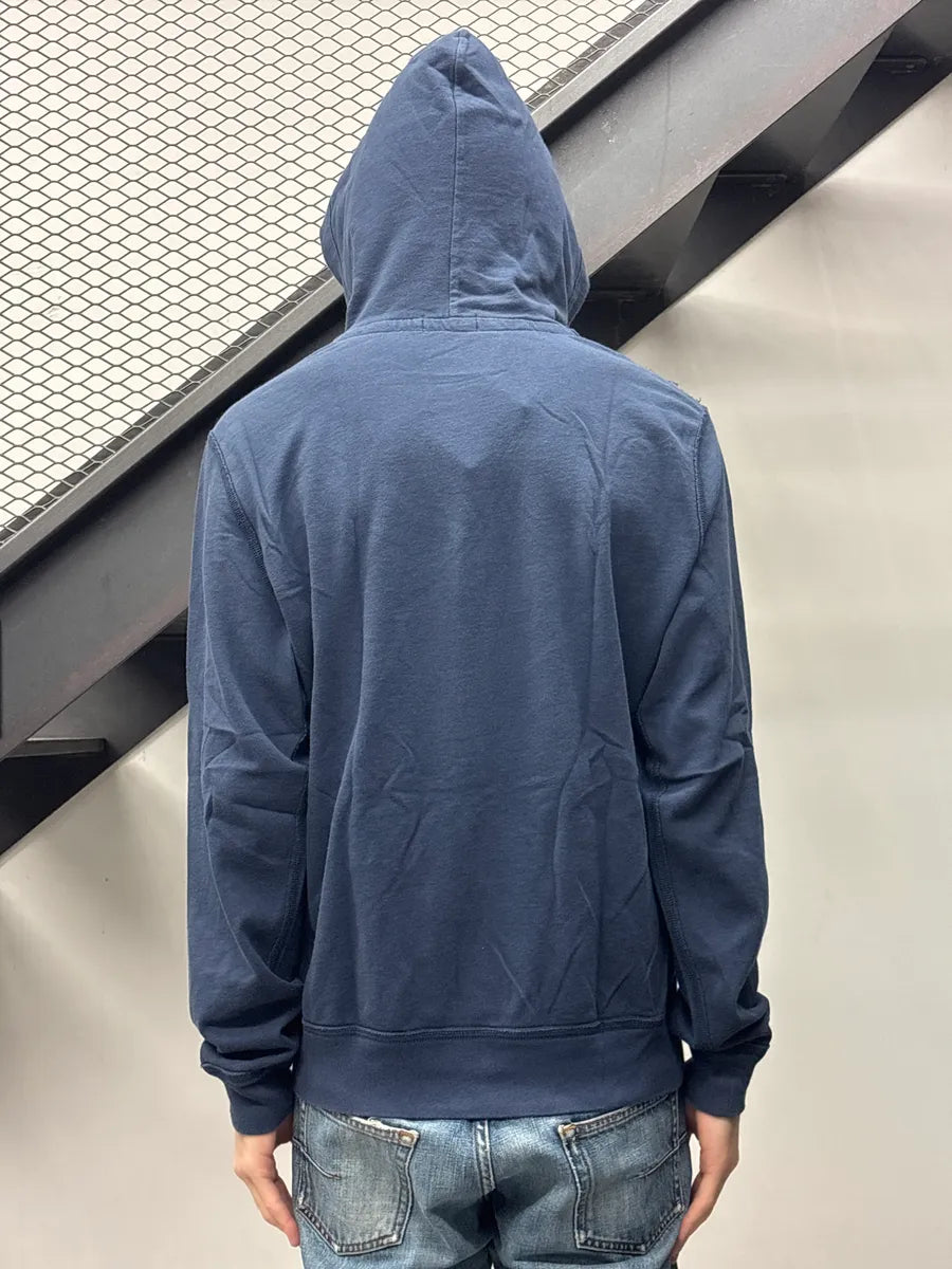 2010s Ralph Lauren Polo Navy American Flag Hoodie aHnKWMRP 2