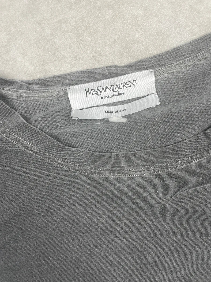 2000s Yves Saint Laurent Grey YSL Propaganda Longsleeve aQUnZwgK 7
