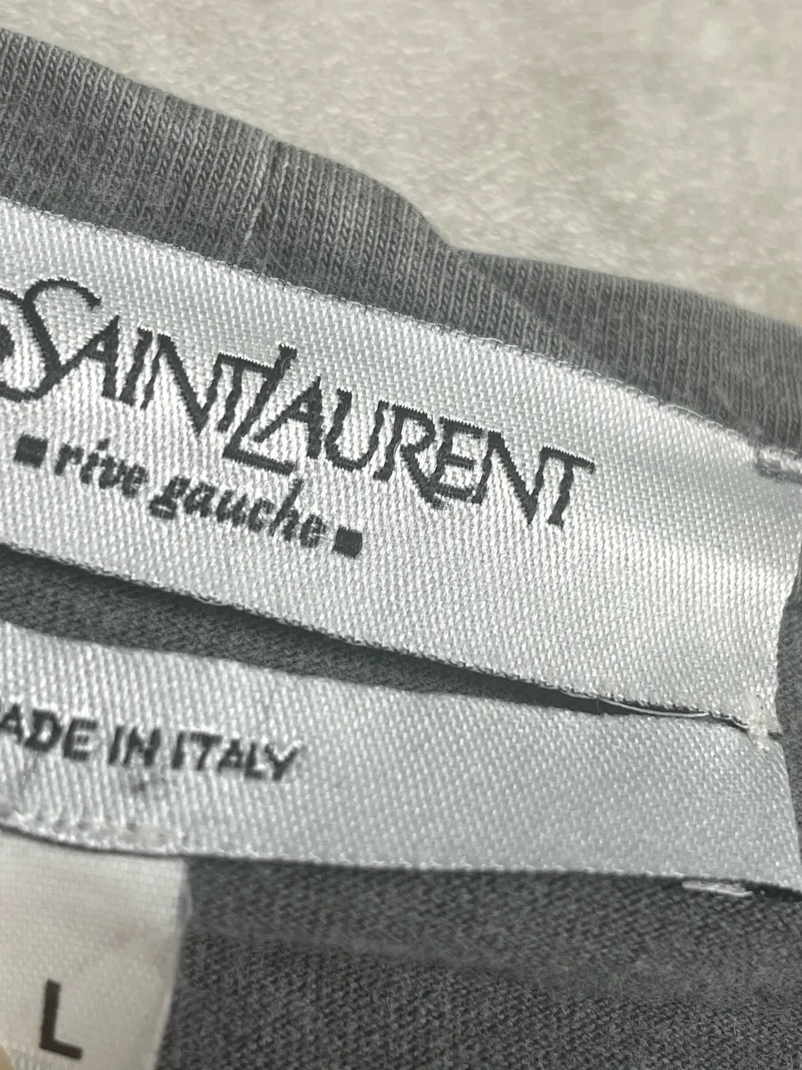 2000s Yves Saint Laurent Grey YSL Propaganda Longsleeve aQUnZwgK 8