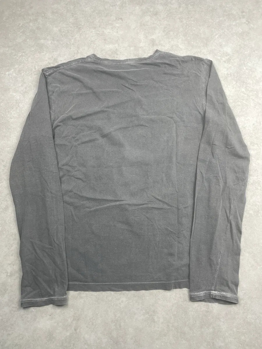 2000s Yves Saint Laurent Grey YSL Propaganda Longsleeve aQUnZwgK 4