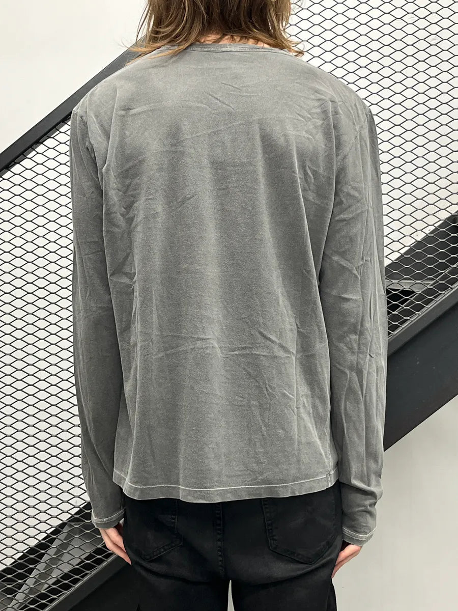 2000s Yves Saint Laurent Grey YSL Propaganda Longsleeve aQUnZwgK 2
