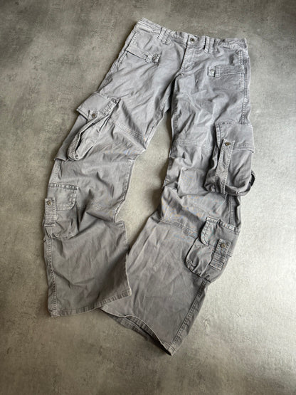 SS2004 Dolce & Gabbana Multi Pockets Cargo Grey Pants (M) - 6