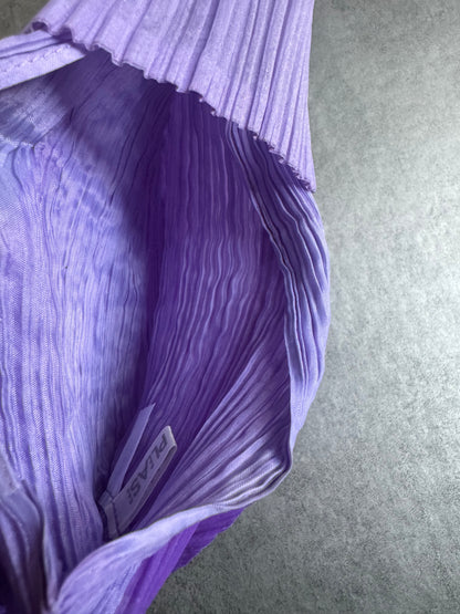 SS2024 Issey Miyake Pleats Please Polyester Purple Tote Bags (OS) - 4