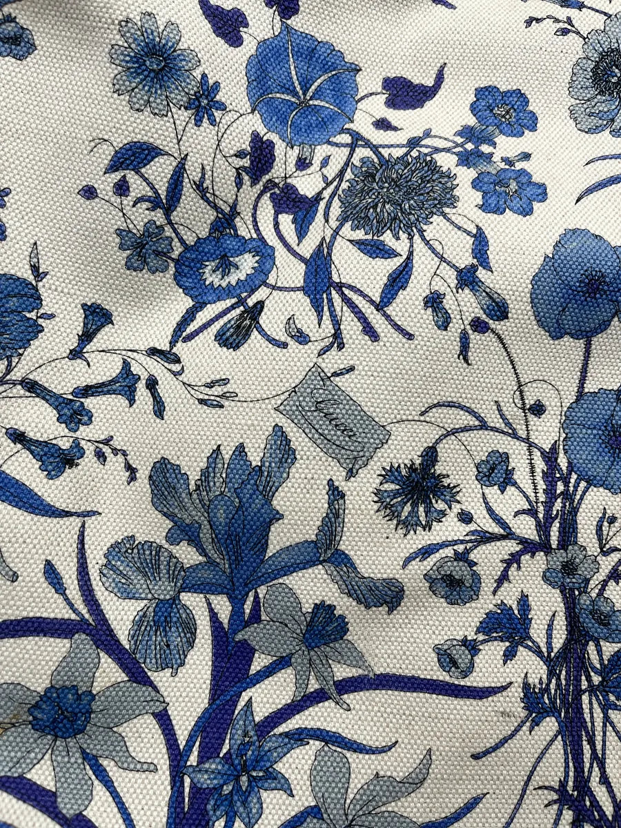 SS2006 Gucci Floral Blue & White Canvas Bag by Frida Giannini aYRGYvWZ 4