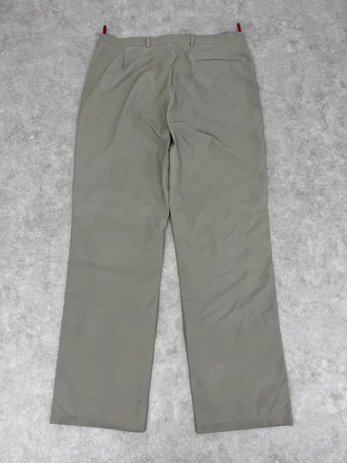 2000s Prada Grey Cozy Straight Pants pdqjpqm 7