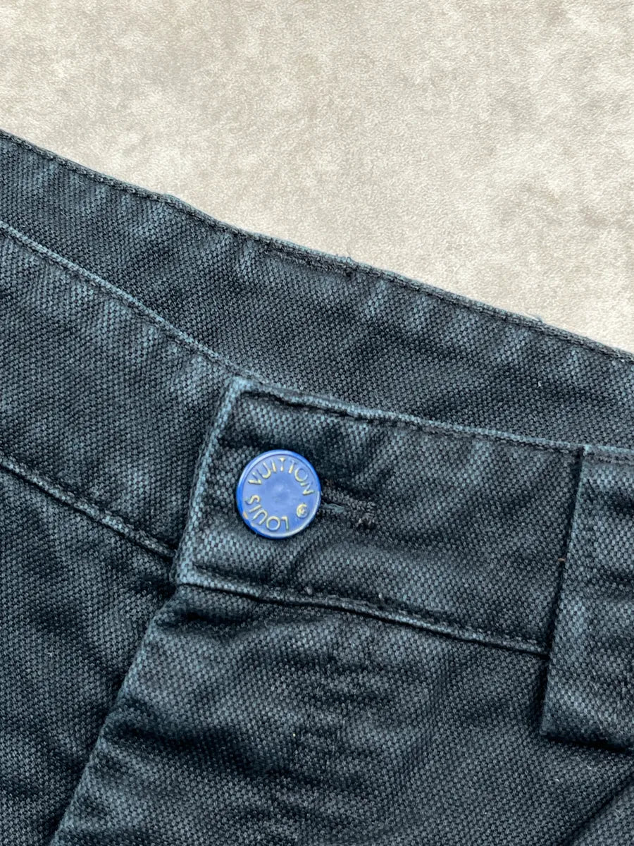 AW1999 Louis Vuitton Dark Blue Cup Pants abzvzFgX 8