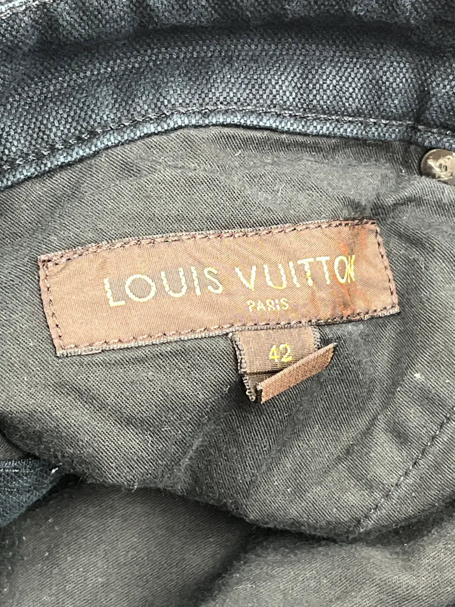AW1999 Louis Vuitton Dark Blue Cup Pants abzvzFgX 10