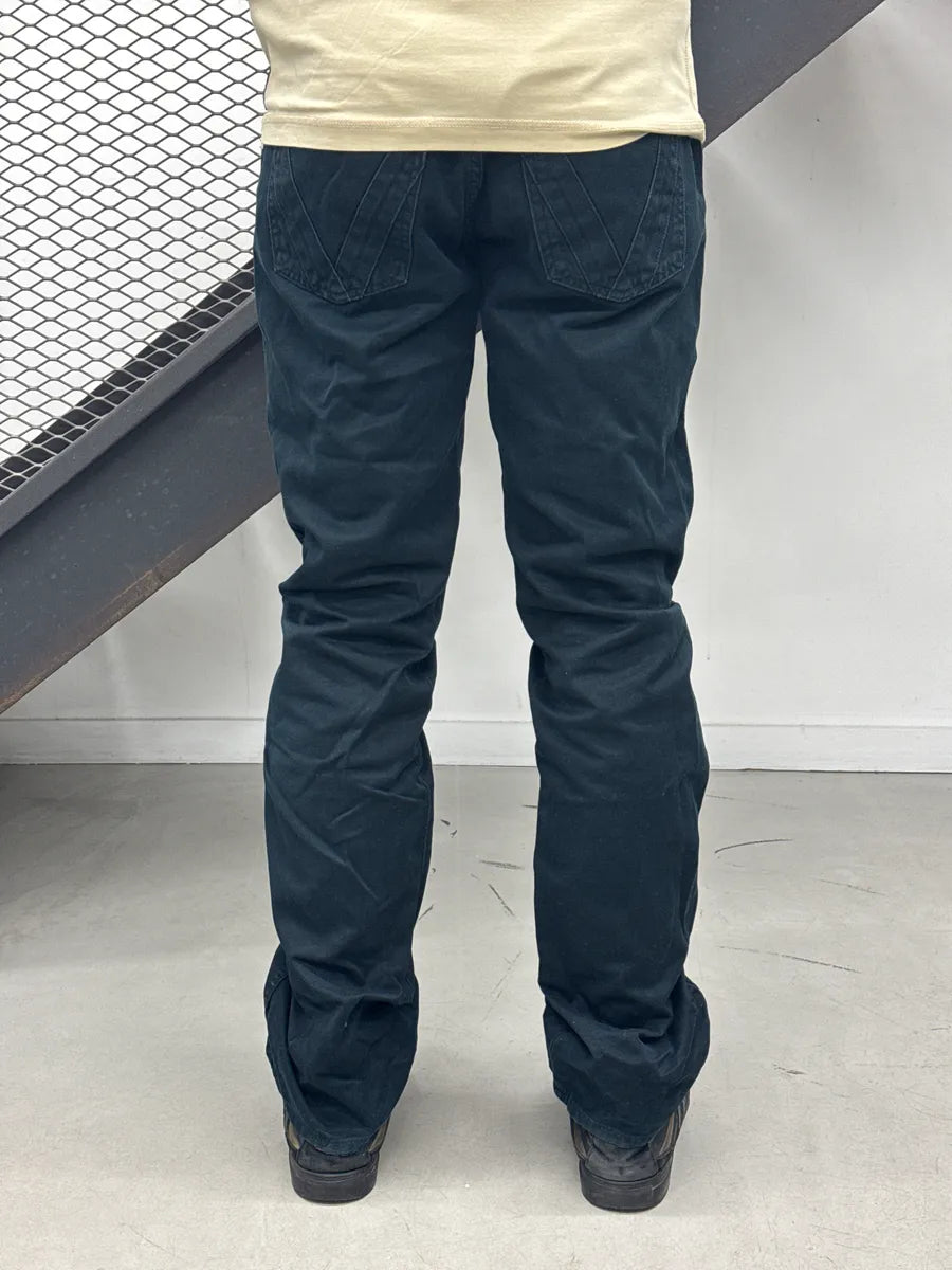 AW1999 Louis Vuitton Dark Blue Cup Pants abzvzFgX 3
