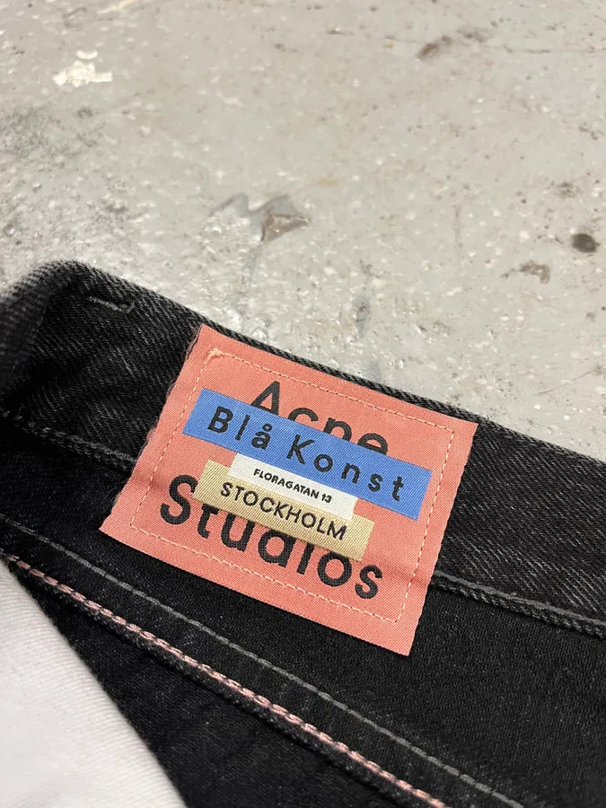 Acne Black Large Denim Jeans (M) jNwaAtf 10