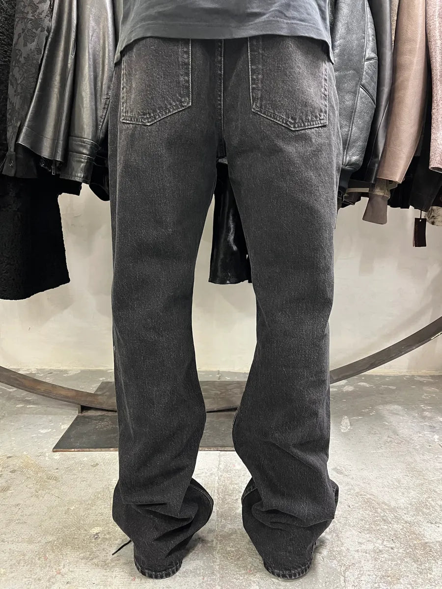 Acne Black Large Denim Jeans (M) jNwaAtf 3