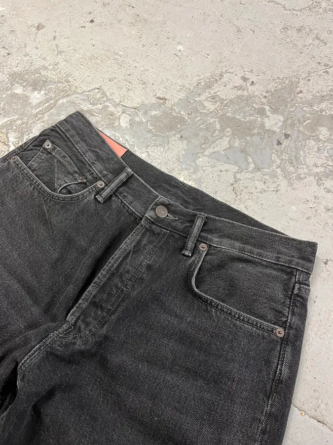 Acne Black Large Denim Jeans (M) jNwaAtf 5
