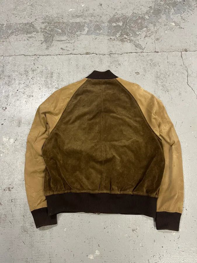 Acne Studios Beige & Brown Calf Leather Teddy Jacket YbtYQYO 6