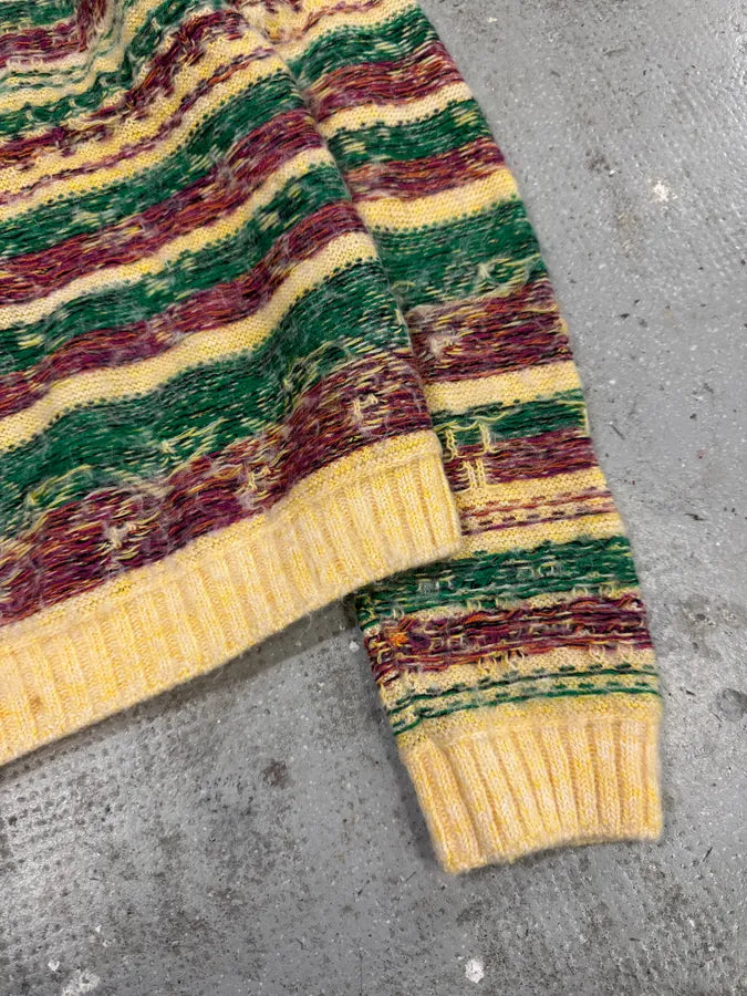 Acne Studios Beige & Green Forest Wool Sweater KYKsHAu 8