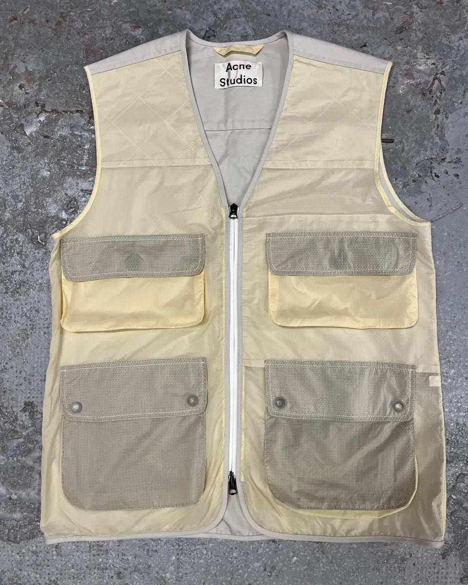 Acne Studios Beige Cargo Tactical Fisher Vest YrRWONo 0