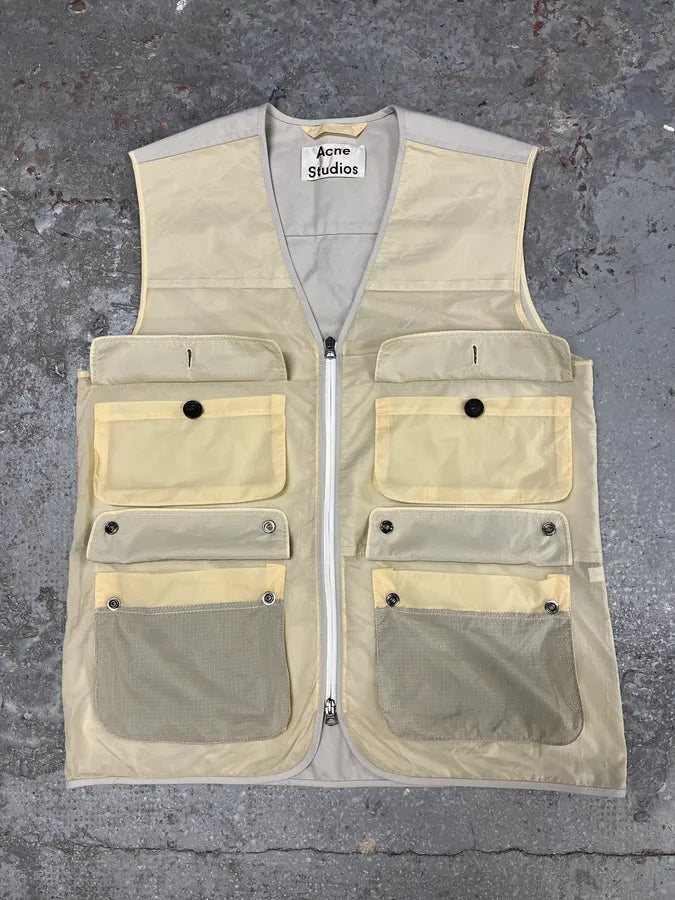 Acne Studios Beige Cargo Tactical Fisher Vest YrRWONo 1