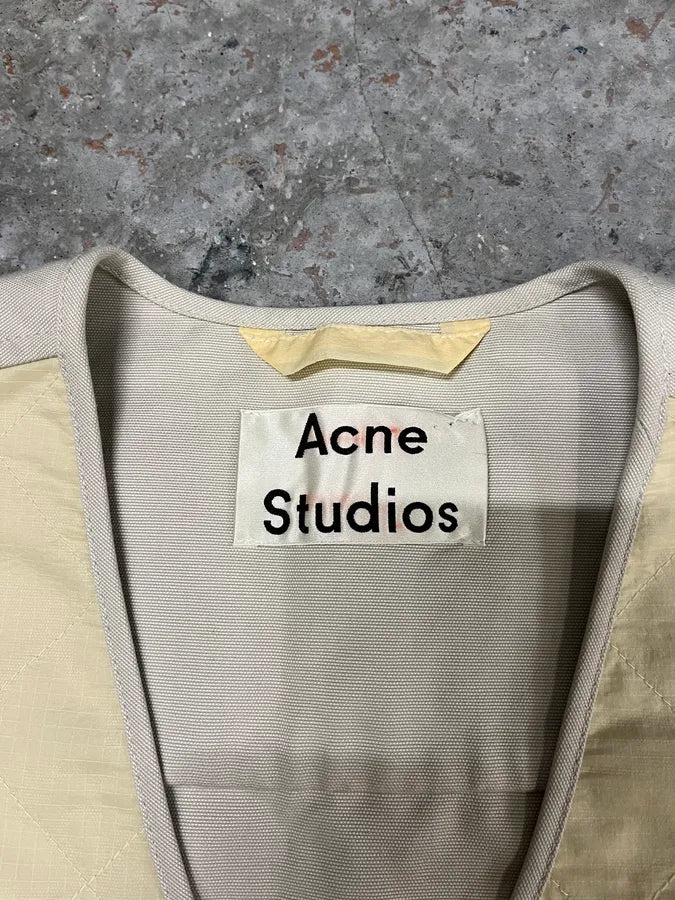 Acne Studios Beige Cargo Tactical Fisher Vest YrRWONo 7