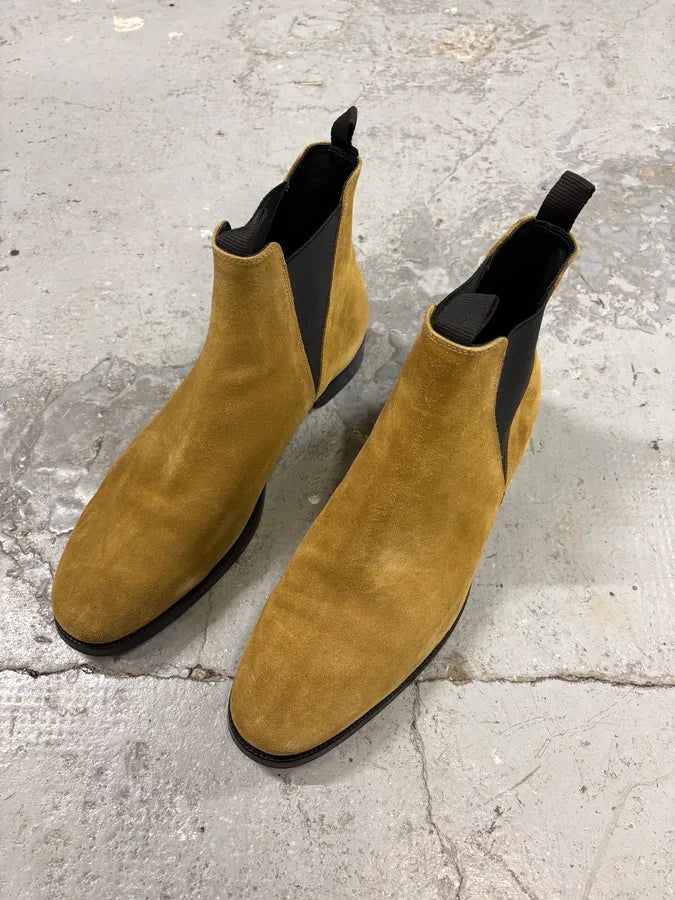 Acne Studios Beige Suede Leather Boots ustFEsq 2