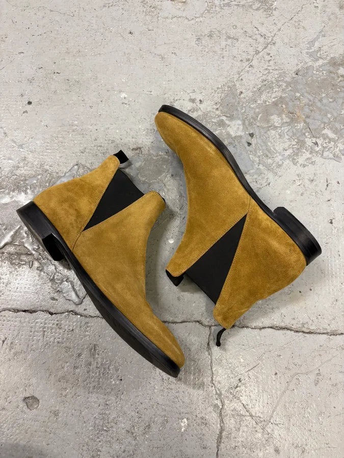 Acne Studios Beige Suede Leather Boots ustFEsq 5