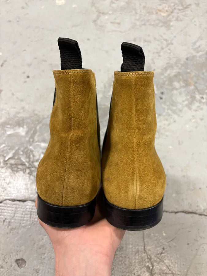 Acne Studios Beige Suede Leather Boots ustFEsq 6