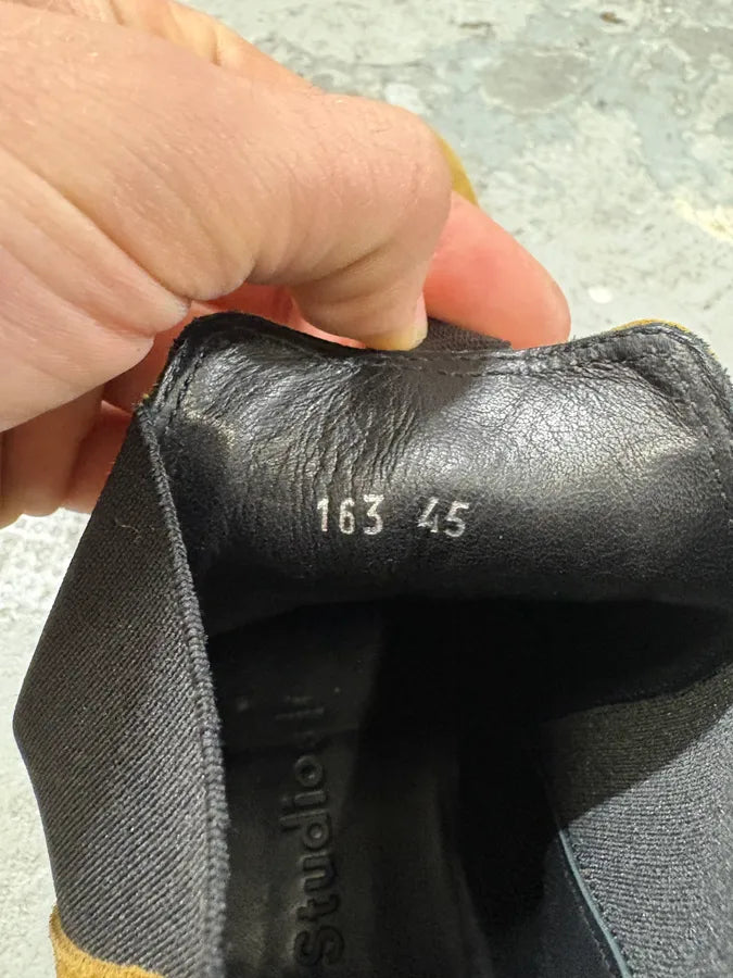 Acne Studios Beige Suede Leather Boots ustFEsq 8