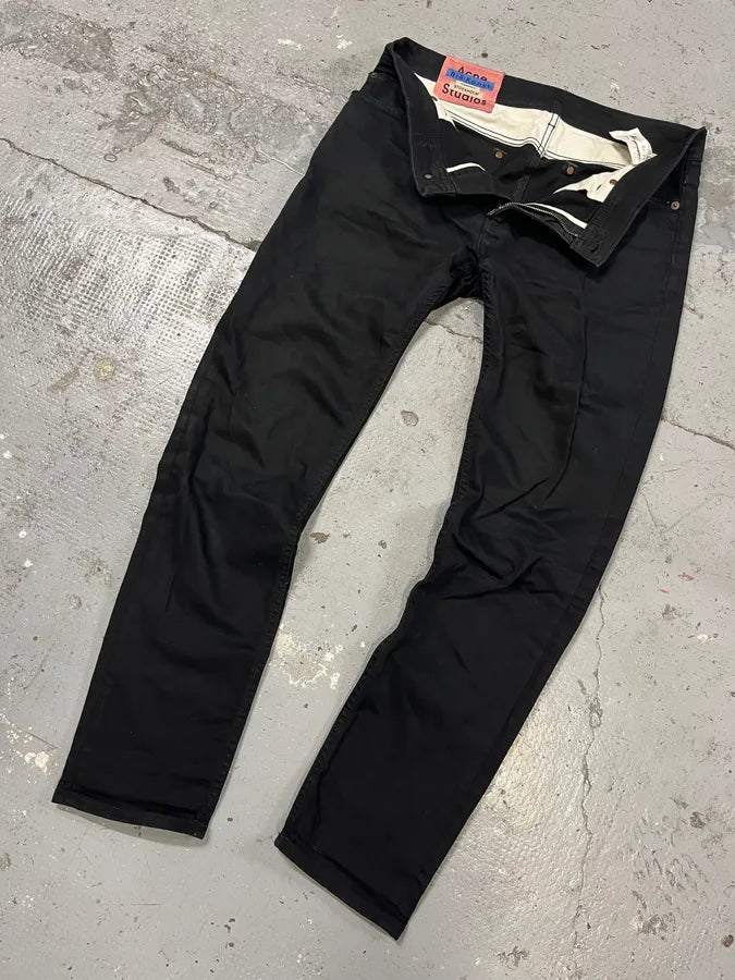 Acne Studios Bla Konst Black Jeans ZxqNKop 5