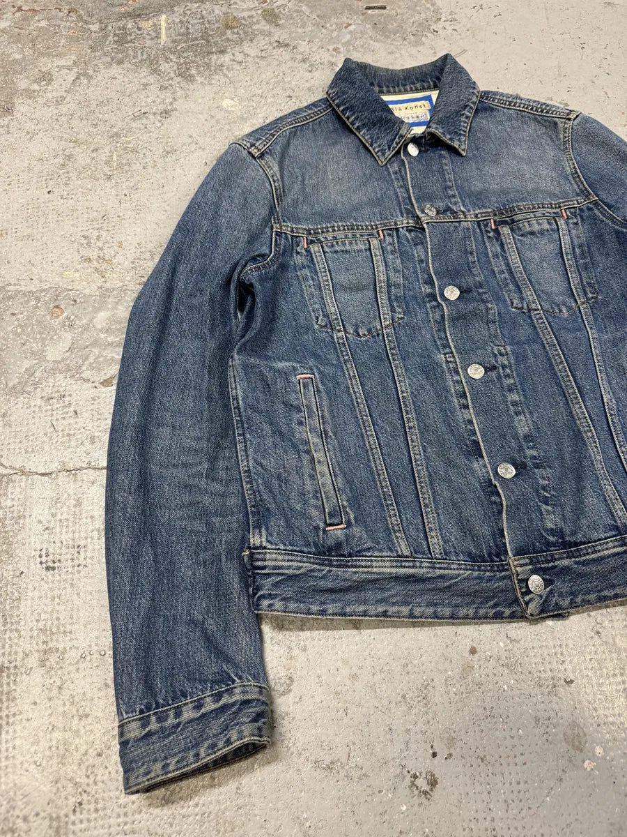 Acne Studios Bla Konst Blue Denim Jacket ZejyUfW 6