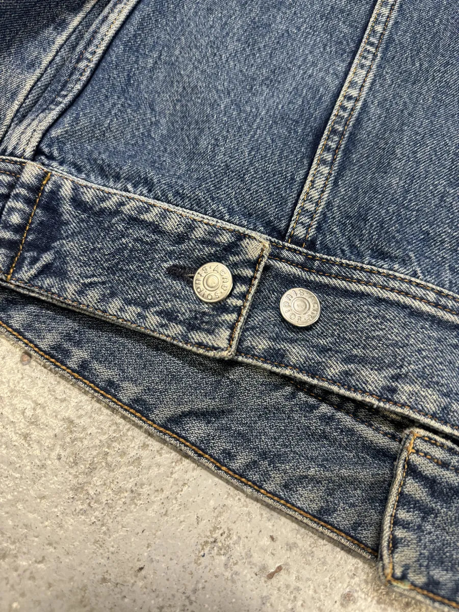 Acne Studios Bla Konst Blue Denim Jacket ZejyUfW 7