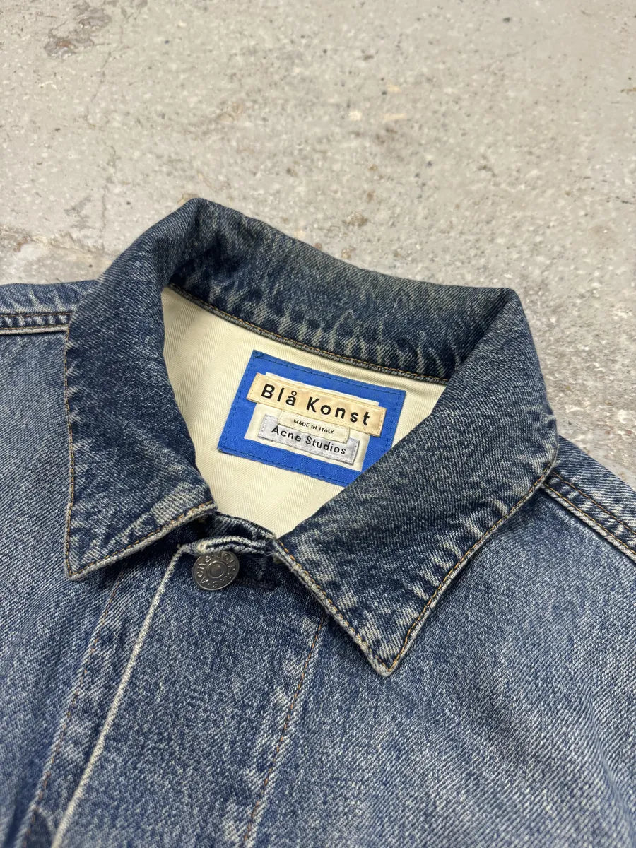 Acne Studios Bla Konst Blue Denim Jacket ZejyUfW 10