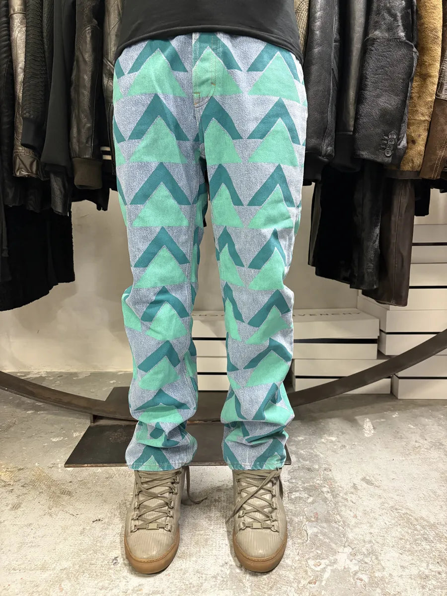 Acne Studios Bla Konst Land Print Denim Jeans LmjGTlu 0