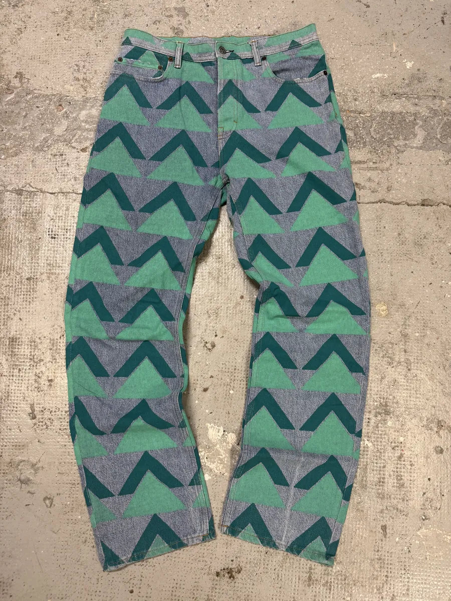 Acne Studios Bla Konst Land Print Denim Jeans LmjGTlu 2